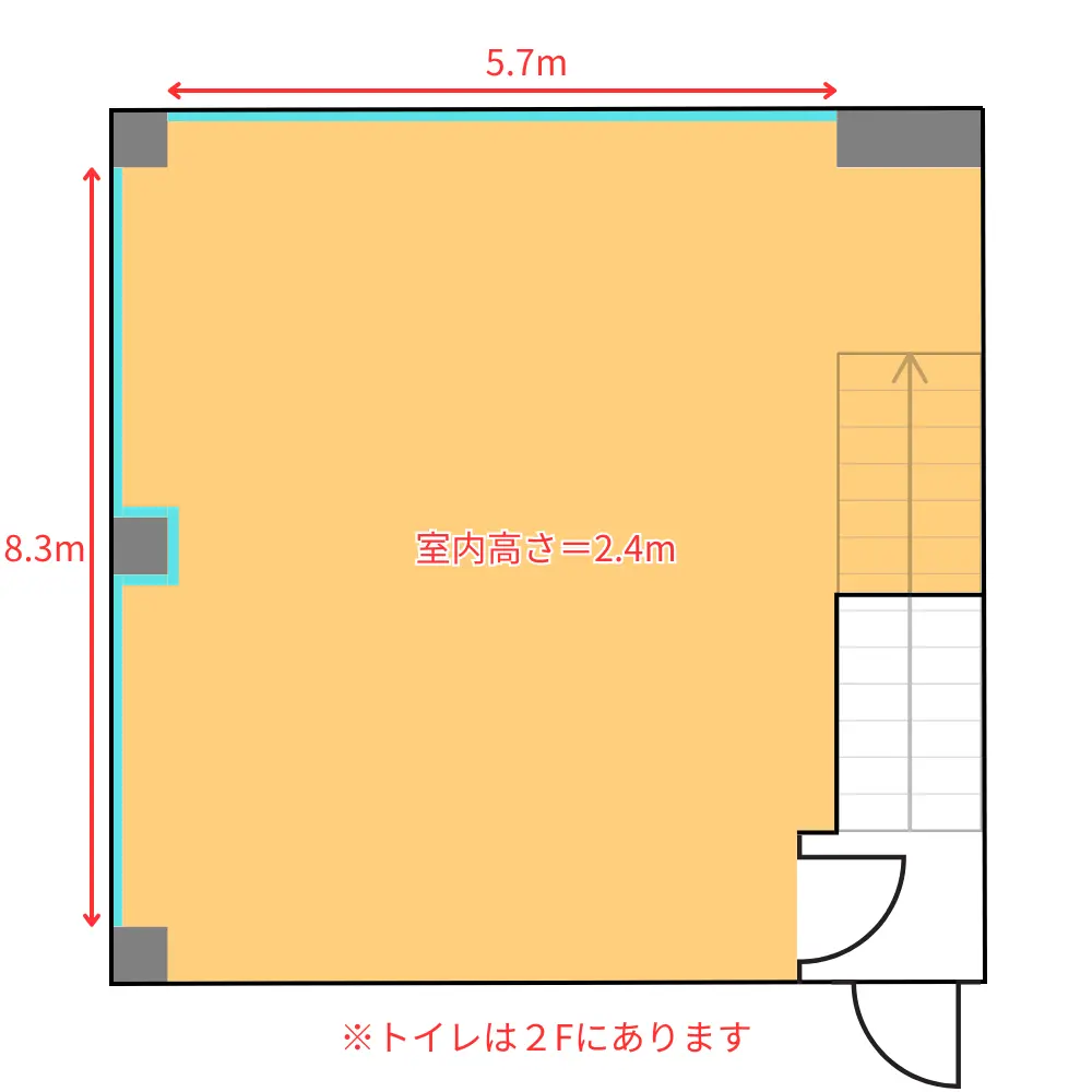 カリマZA 1Fの間取り図