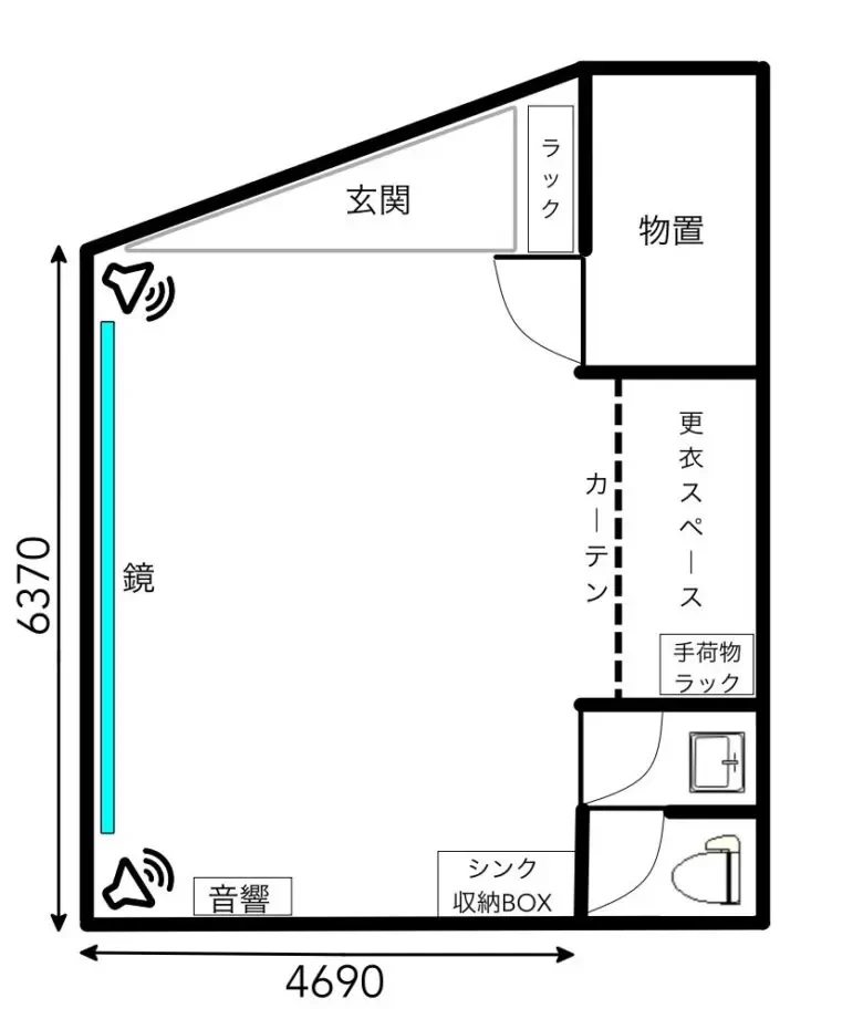 カリマ松本の間取り図